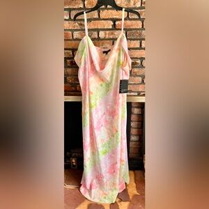 Anthropologie Multicolor Tie-Dye Dress